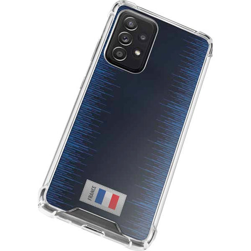 France Soccer Flag Galaxy A72 5G Clear Case
